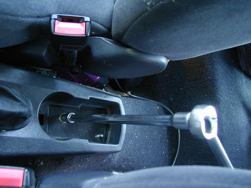 Volvo s40 handbrake adjustment